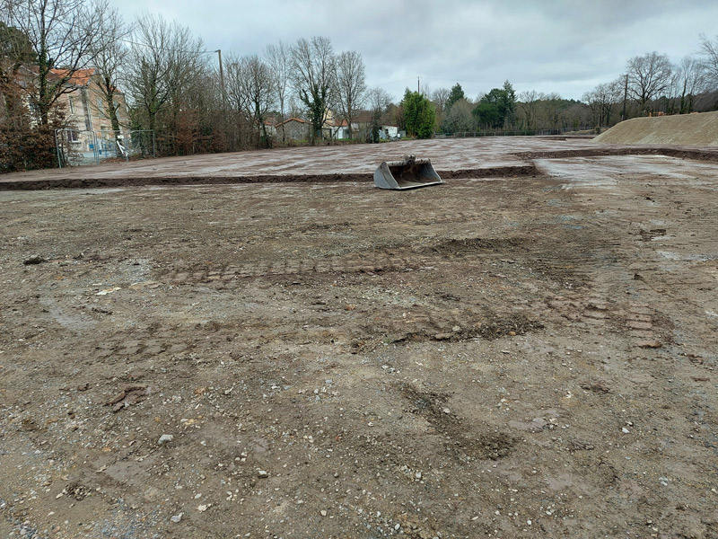 Terrassement d'un lotissement